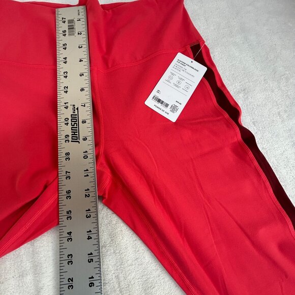 Athleta Elation High Rise Colorblock 7/8 Tight Leggings Red Large Yoga New $99 - Picture 8 of 10